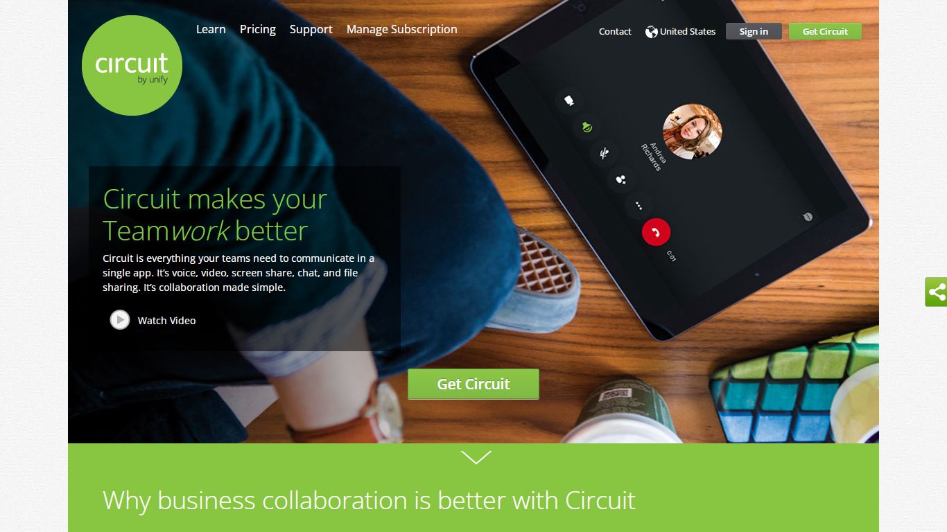 Collaboration and communication software by Unify - Circuit by Unify