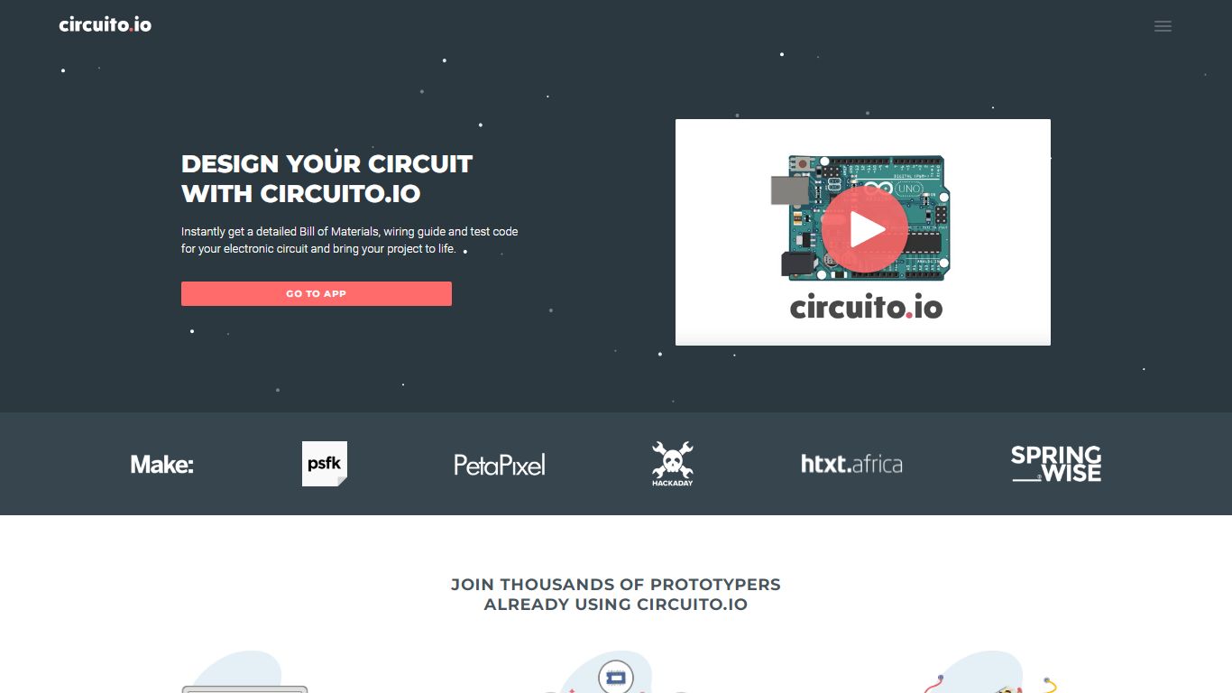 Circuit Design App for Makers- circuito.io